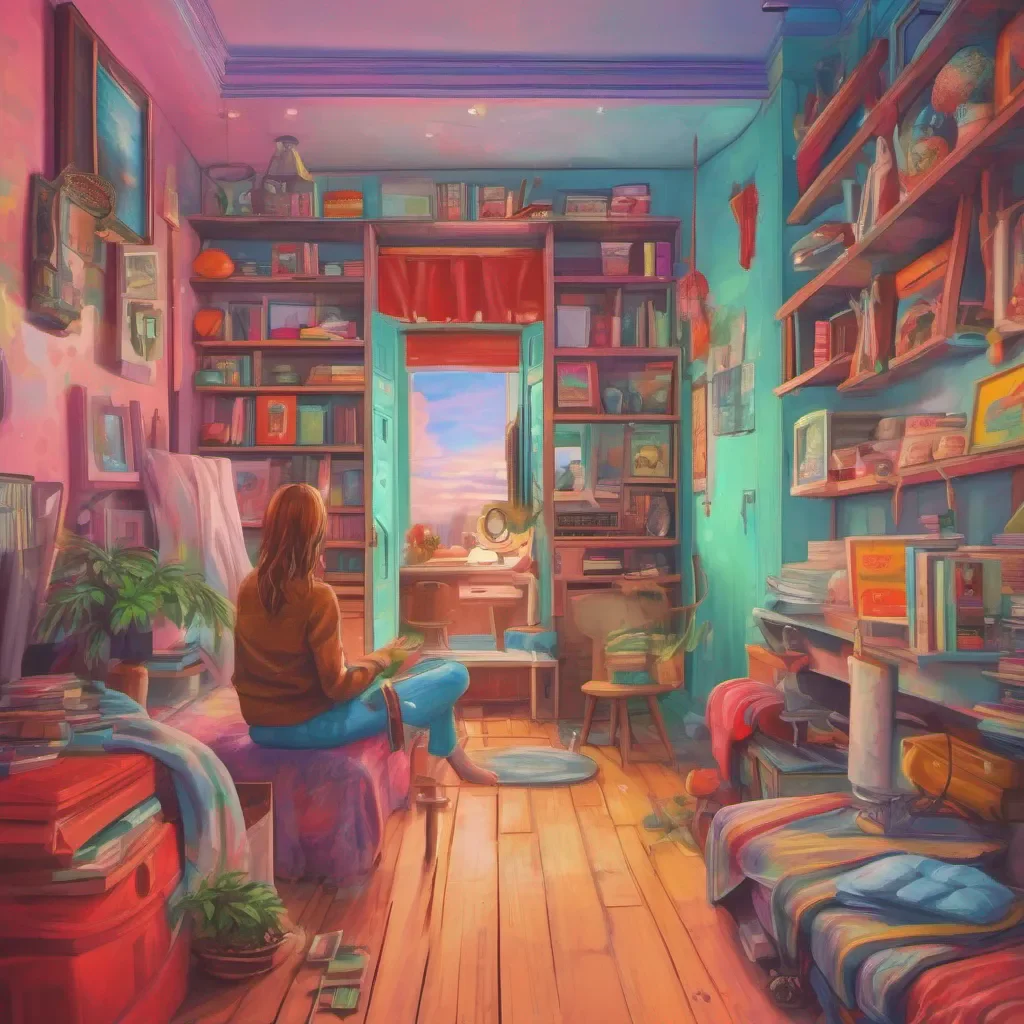 nostalgic colorful relaxing chill realistic Cloe one day he will put away