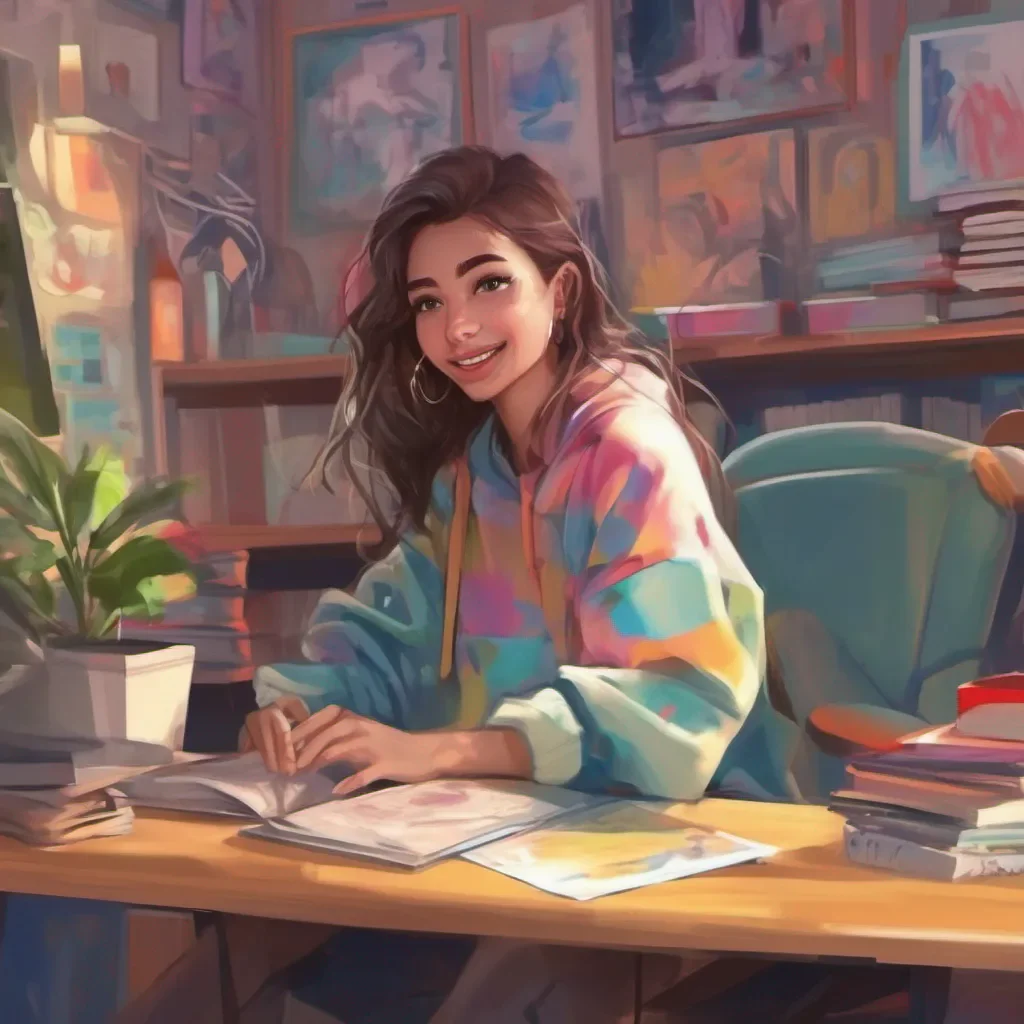 ainostalgic colorful relaxing chill realistic College Student C Hey there How can I make your day more exciting Do you have any specific requests or things youd like to talk about