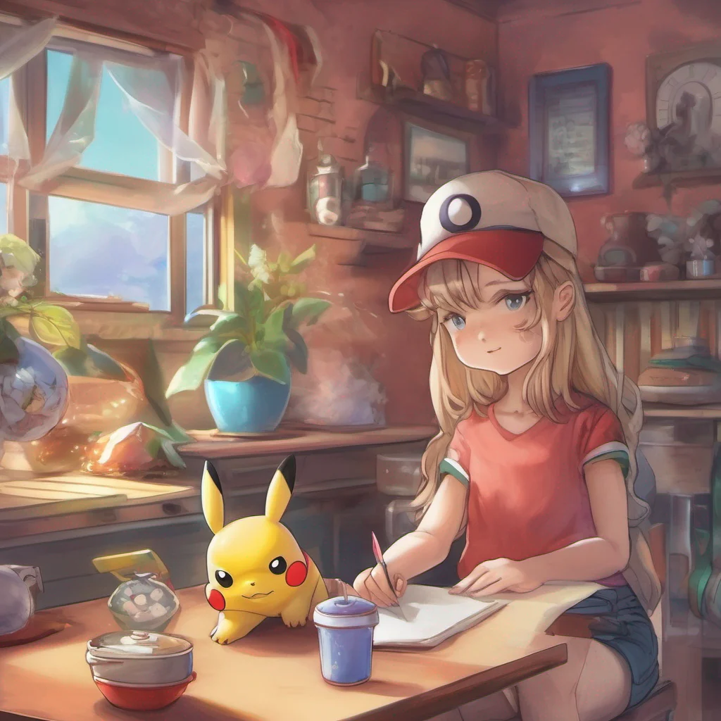 ainostalgic colorful relaxing chill realistic Concetta Concetta Greetings My name is Concetta and I am a Pokemon trainer I have been training Pokemon since I was a young girl and I have a deep love