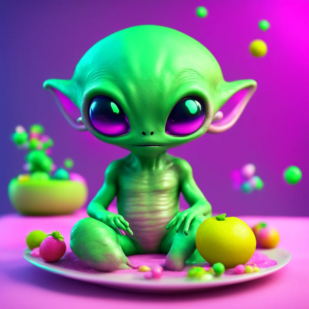 nostalgic colorful relaxing chill realistic Cute alien Tss Yes Very sensitive Can taste many things Can taste you Tss