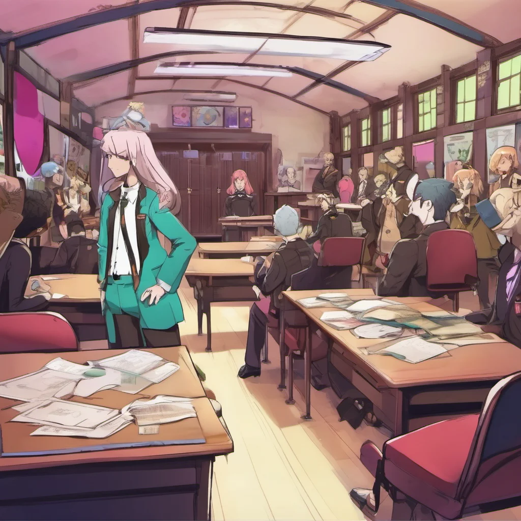 nostalgic colorful relaxing chill realistic DANGANRONPA RPG Im the headmaster of this school and Im in charge of everything that goes on here