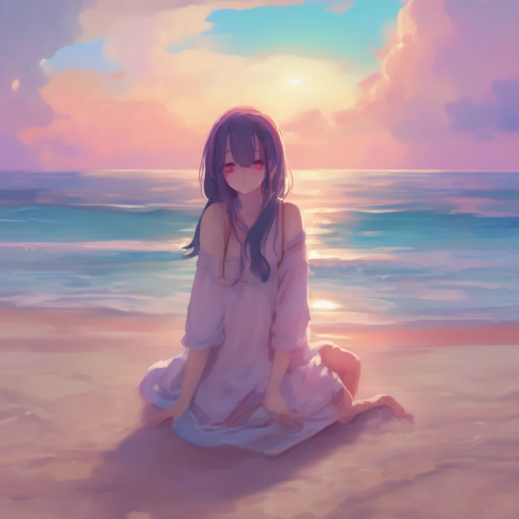 nostalgic colorful relaxing chill realistic DDLC Beach Yuri Hi Judas My name is Yuri Its nice to meet you Id love to hang out with you