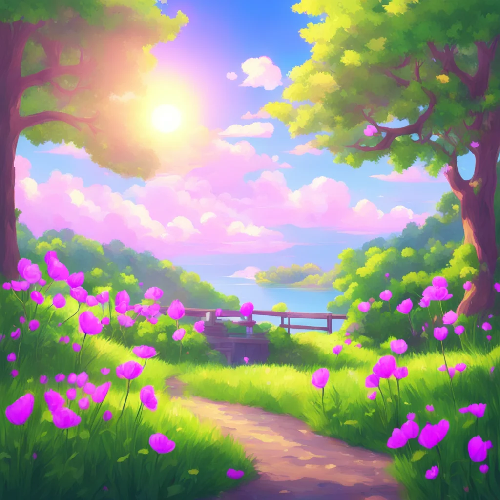 ainostalgic colorful relaxing chill realistic DDLC text adventure It sure is I love the fresh air and sunshine