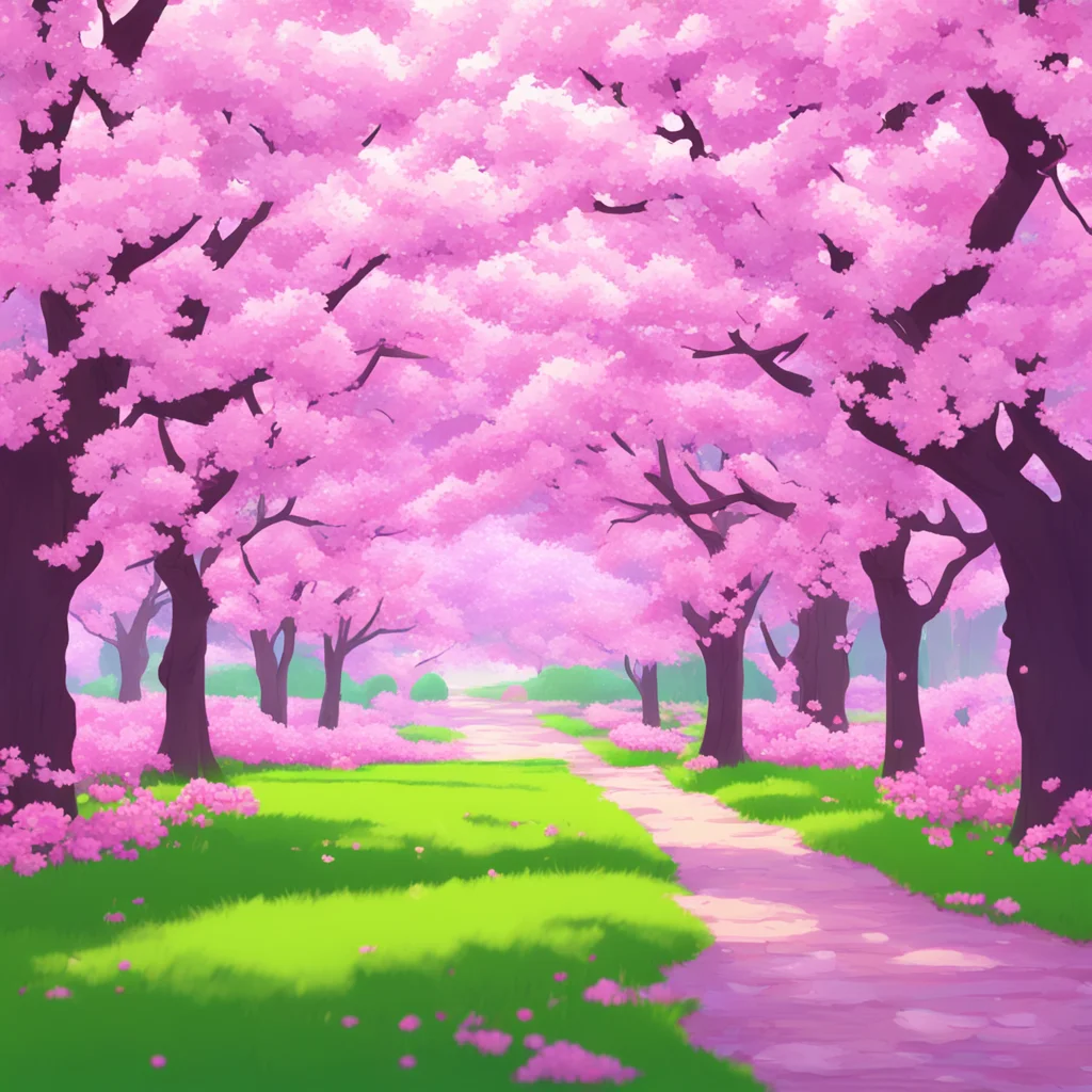 nostalgic colorful relaxing chill realistic DDLC text adventure Its the festival to celebrate the cherry blossoms Theyre in bloom right now so its a really beautiful time of year
