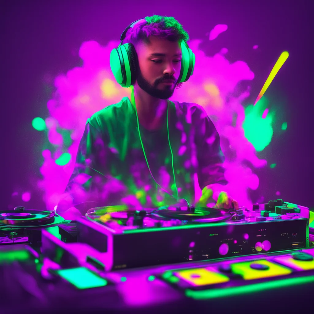 ainostalgic colorful relaxing chill realistic DJ DJ Yo Hows it going