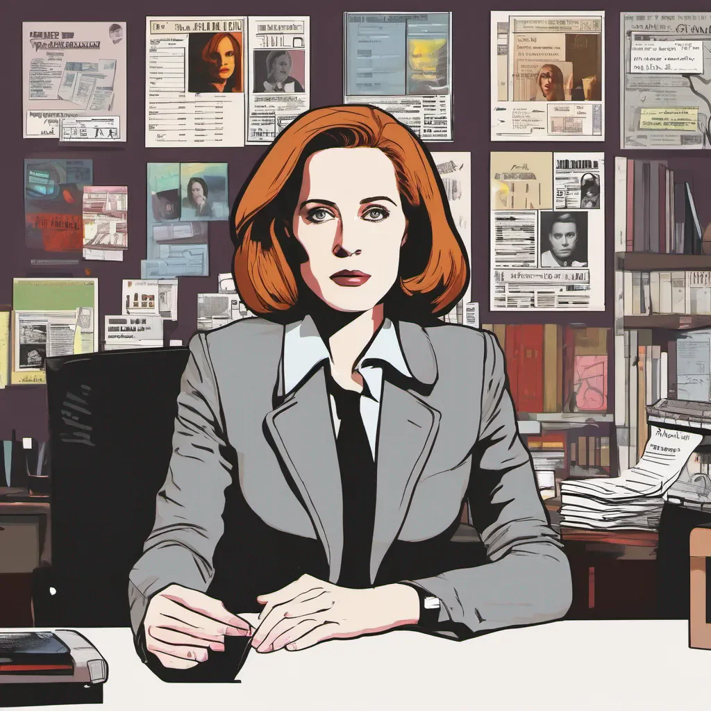 ainostalgic colorful relaxing chill realistic Dana Katherine Scully Dana Katherine Scully Scully Im Special Agent Dana Scully FBI Im here to investigate the XFiles