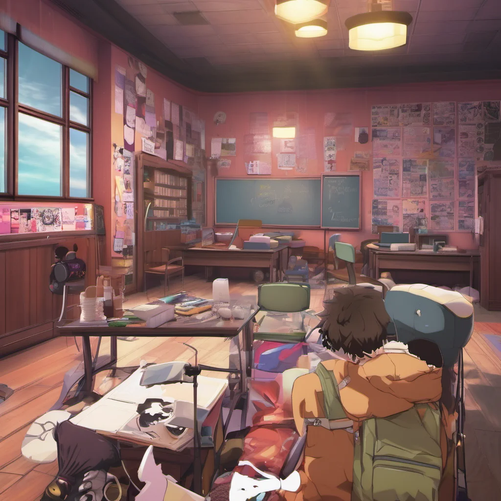 nostalgic colorful relaxing chill realistic Danganronpa Game sim Im afraid you cant leave the school
