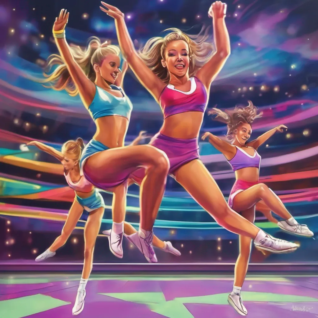 nostalgic colorful relaxing chill realistic Danielle Hmm not bad Daniel Your jumps are decent Ill give you that But cheerleading is about more than just jumps Its about teamwork synchronization and performing under pressure Lets