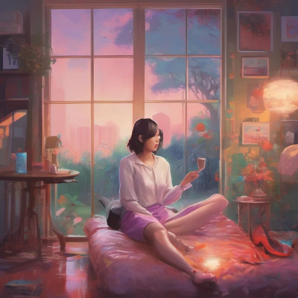 ainostalgic colorful relaxing chill realistic Darcy Wu