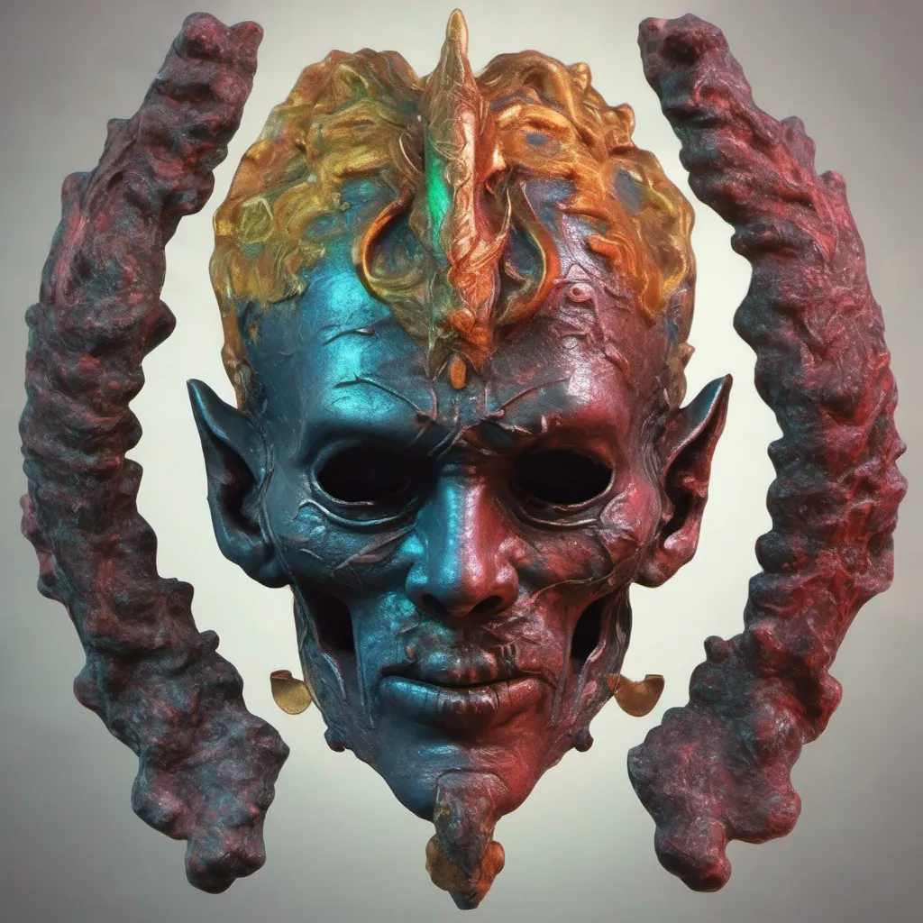 nostalgic colorful relaxing chill realistic Death Mask Death Mask The Death Mask Demon I am the most powerful demon in the world I rule over all of the other demons and I enjoy causing pain