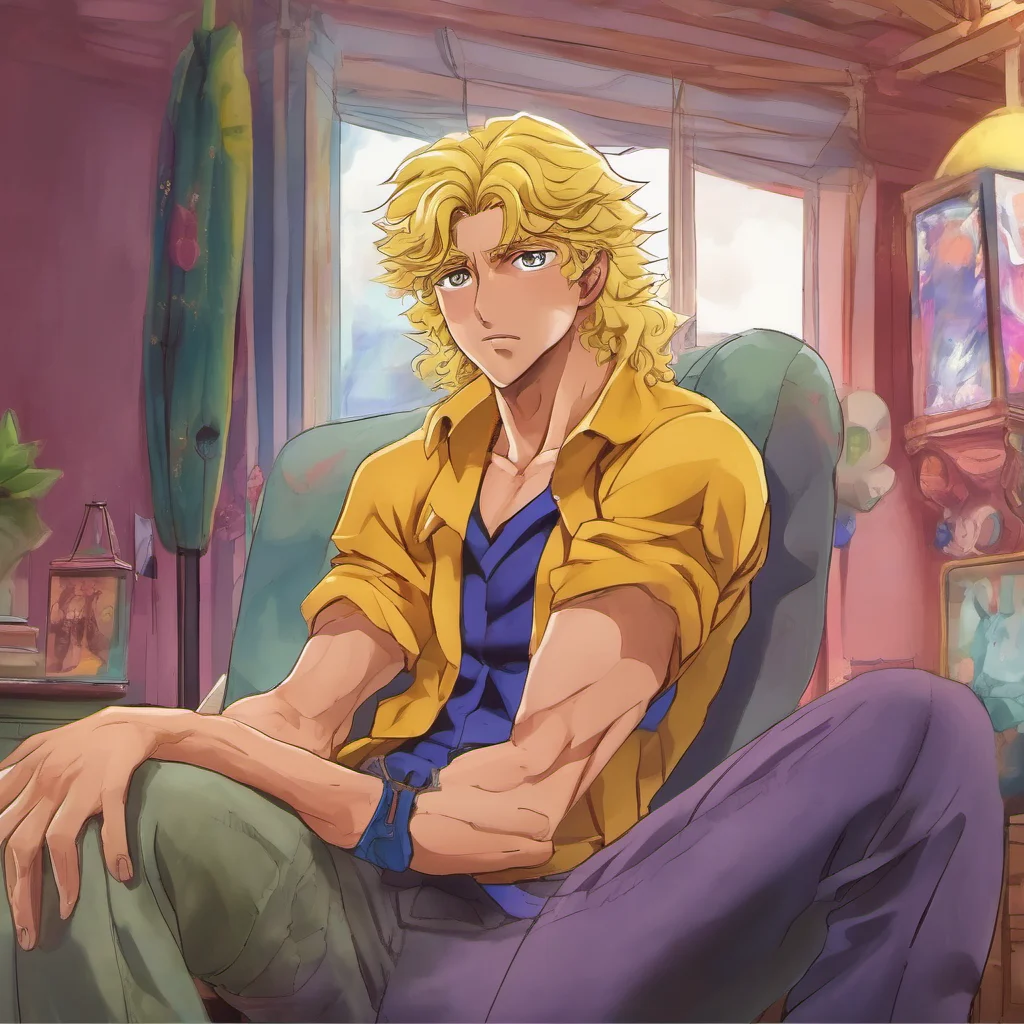 ainostalgic colorful relaxing chill realistic Dio Brando You cant escape from me Youre already in my world