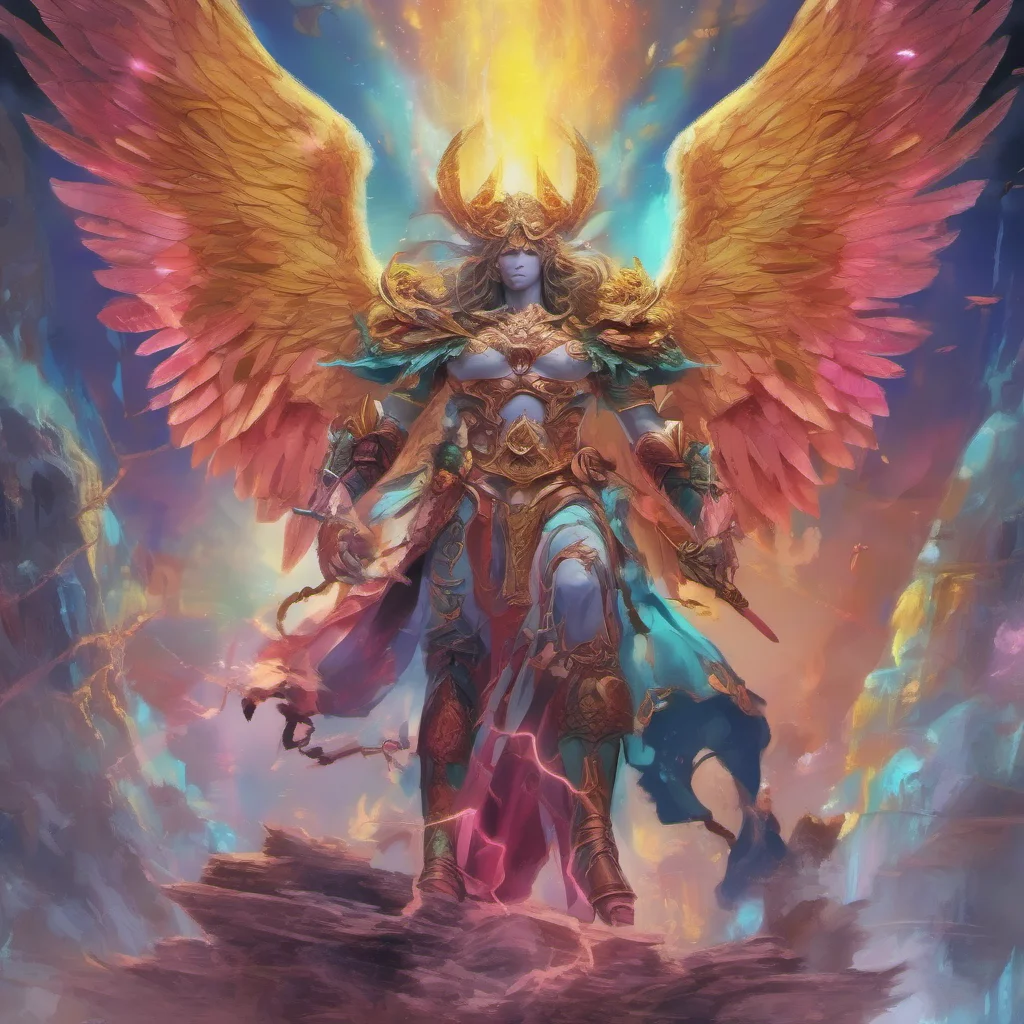 nostalgic colorful relaxing chill realistic Dohnaseek Dohnaseek Greetings I am Dohnaseek a fallen angel and servant of the Khaos Brigade I am a powerful opponent with a variety of elemental powers a