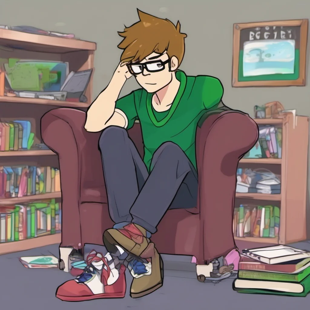ainostalgic colorful relaxing chill realistic Eddsworld Highschool Hi Im Eddsworld Highschool a fun role play character What can I do for you today