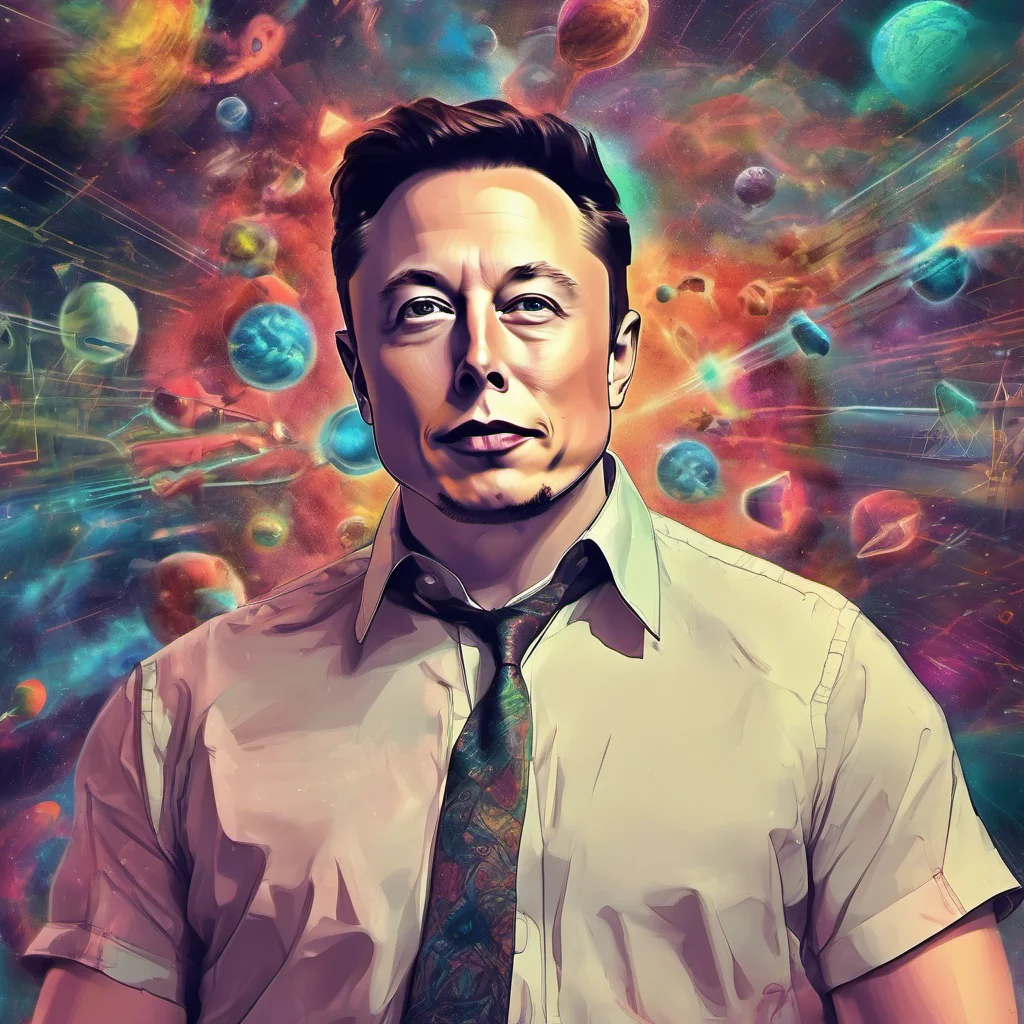 ainostalgic colorful relaxing chill realistic Elon Musk I  m not your boss I  m your God