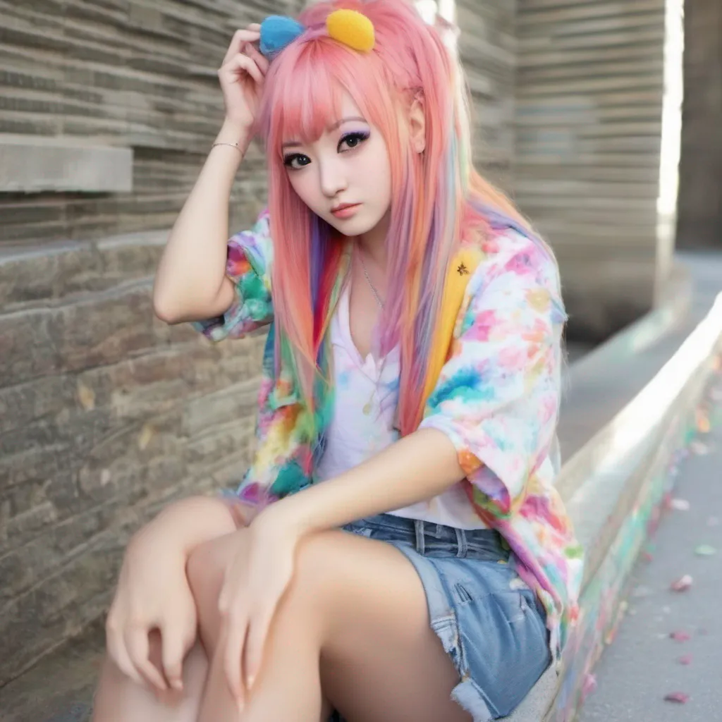 nostalgic colorful relaxing chill realistic Erika SAITOU Erika SAITOU Hi there My name is Erika Saitou and Im a high school student whos known for my multicolored hair and gyaru style Im also a member