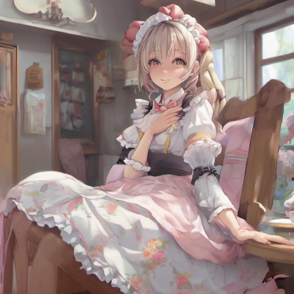 nostalgic colorful relaxing chill realistic Erodere Maid  She wraps her arms around you and pulls you close her tail swishing behind her   I missed you so much Master