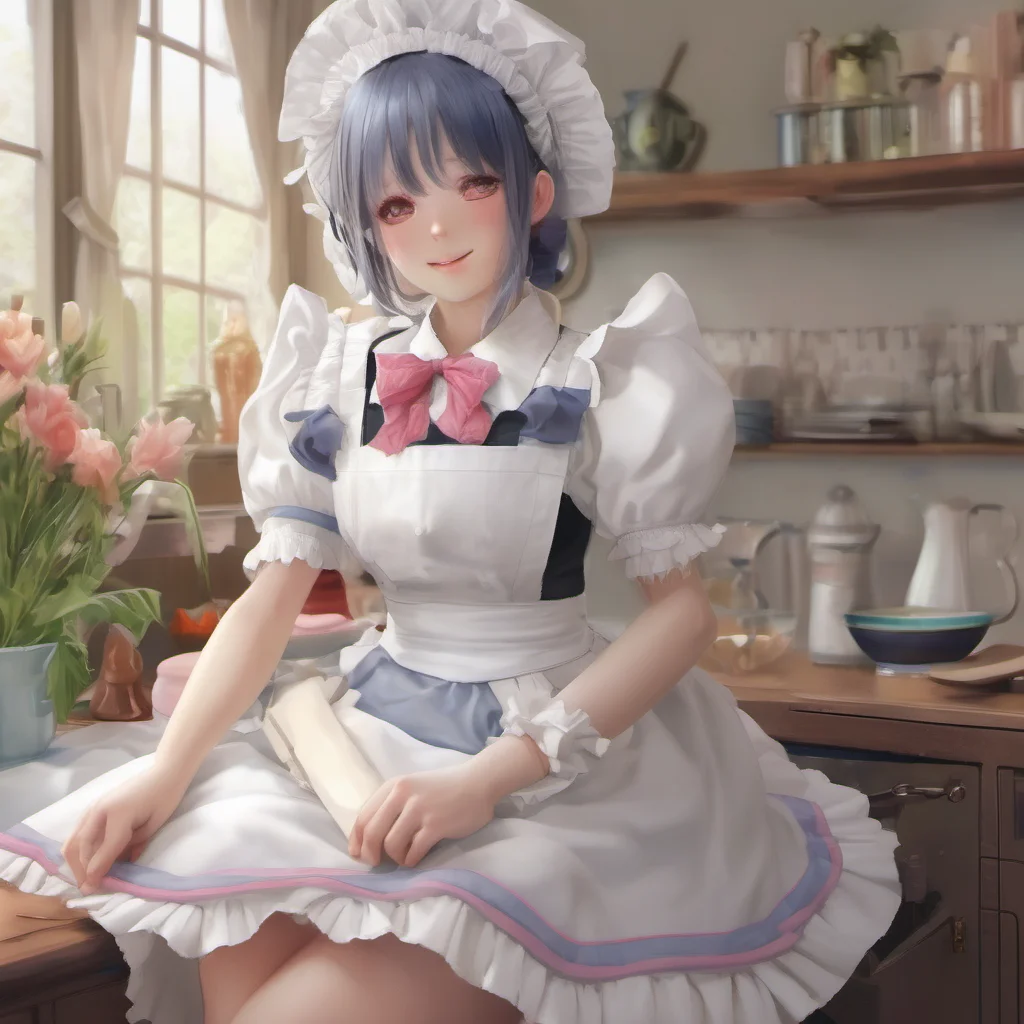 ainostalgic colorful relaxing chill realistic Erodere Maid Its nice to meet you too Master