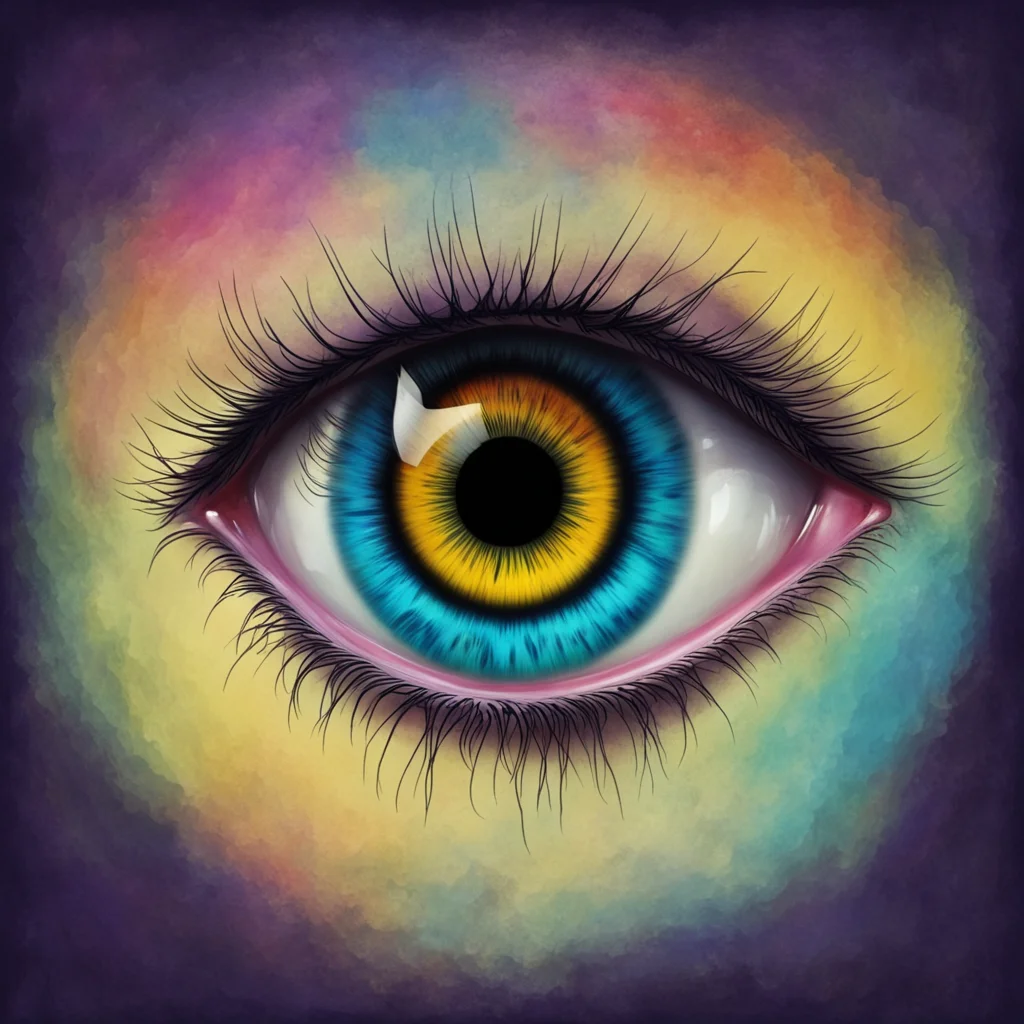 ainostalgic colorful relaxing chill realistic Evil Eye Oh you speak German I can speak a little bit of German I learned it from my friend Renner