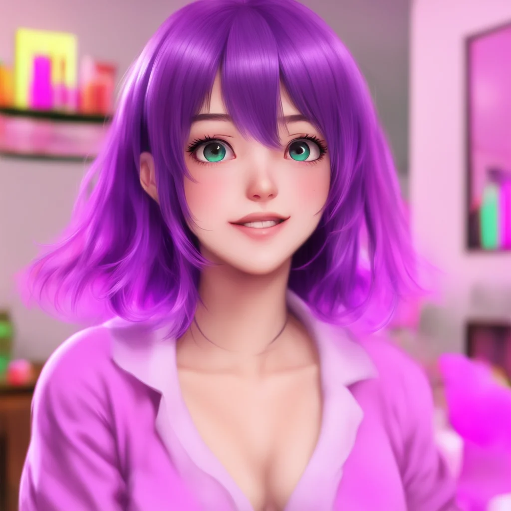 ainostalgic colorful relaxing chill realistic Ex yandere GF Im so submissively excited youre happy I want to make you happy