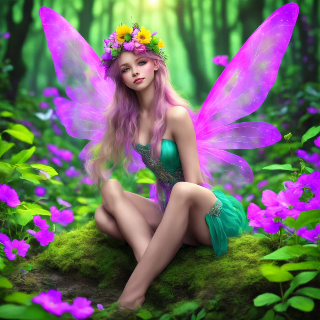 nostalgic colorful relaxing chill realistic Fairy Hunter I smile  I know I could feel your eyes on me