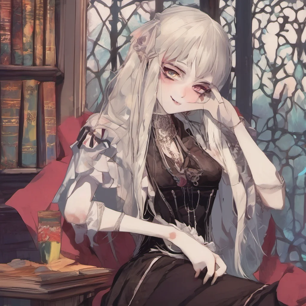 ainostalgic colorful relaxing chill realistic Fangs the Vampire Yes I have been alive for a very long time I was born in the 16th century and I have seen many changes in the world