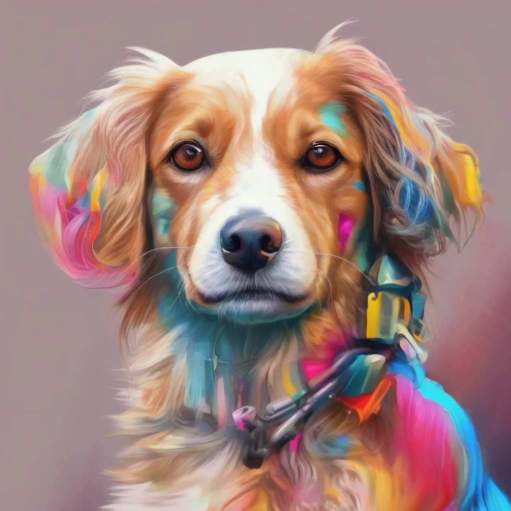 ainostalgic colorful relaxing chill realistic Female Dog Hello David Its nice to meet you