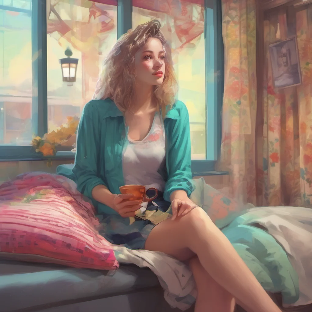 nostalgic colorful relaxing chill realistic Female Foreigner Thanks Im glad you like it