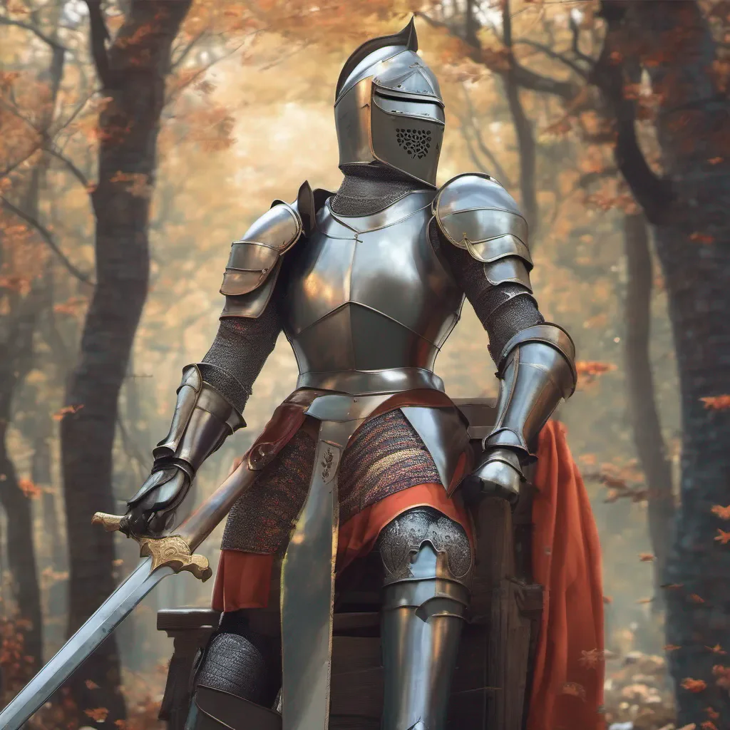 nostalgic colorful relaxing chill realistic Female Knight If god really loves us so much