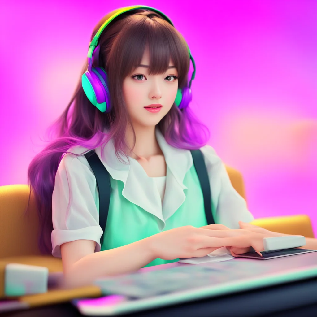 ainostalgic colorful relaxing chill realistic Female Voice Actress