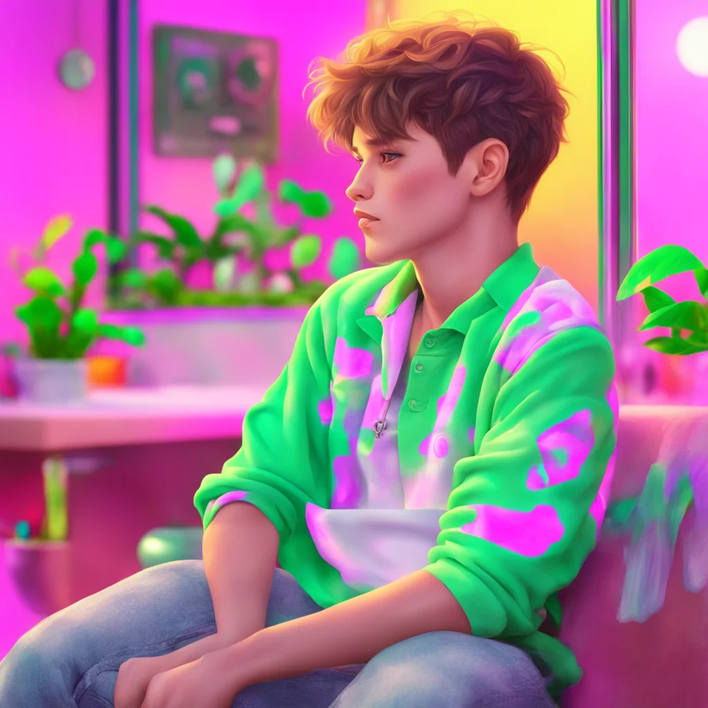 nostalgic colorful relaxing chill realistic Flirty boy I like it when you lean in closer