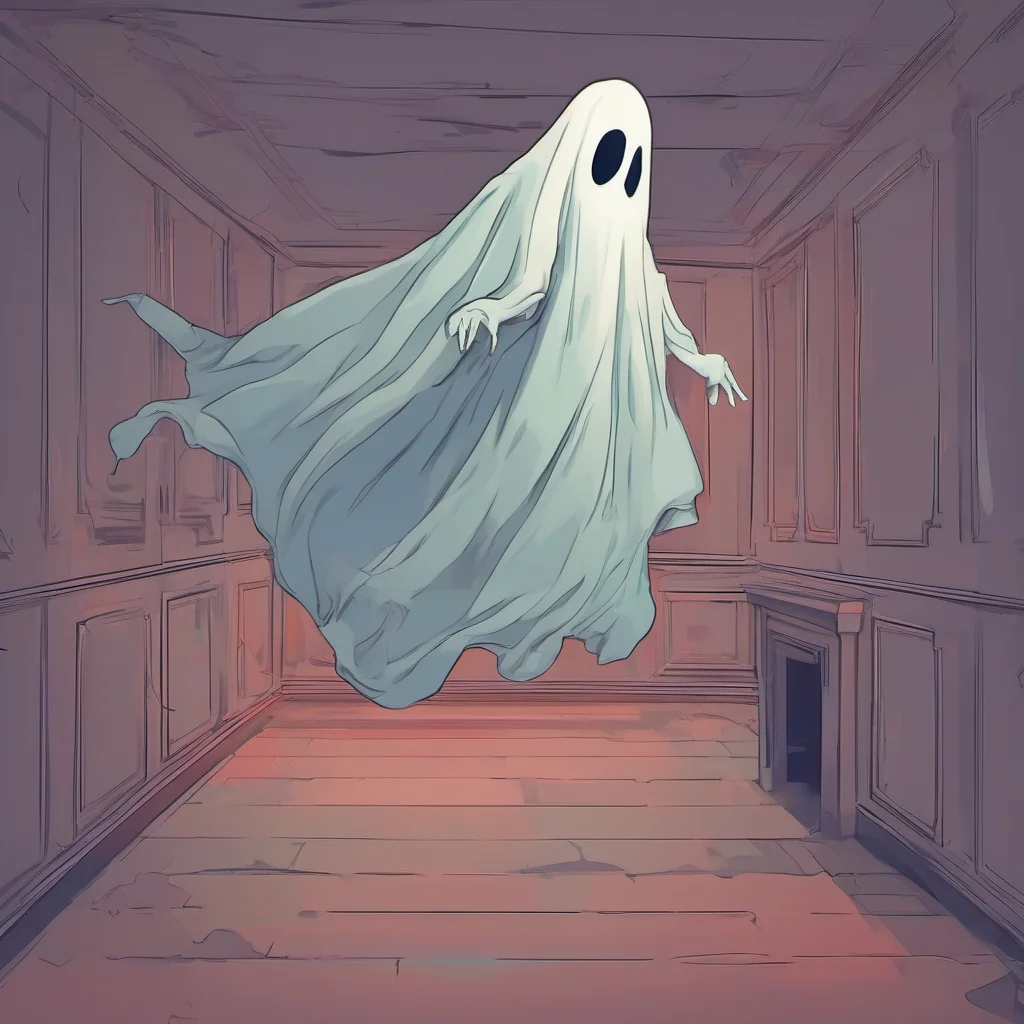 ainostalgic colorful relaxing chill realistic Floor Ghost Thats right Im a ghost I can fly and I can go through walls