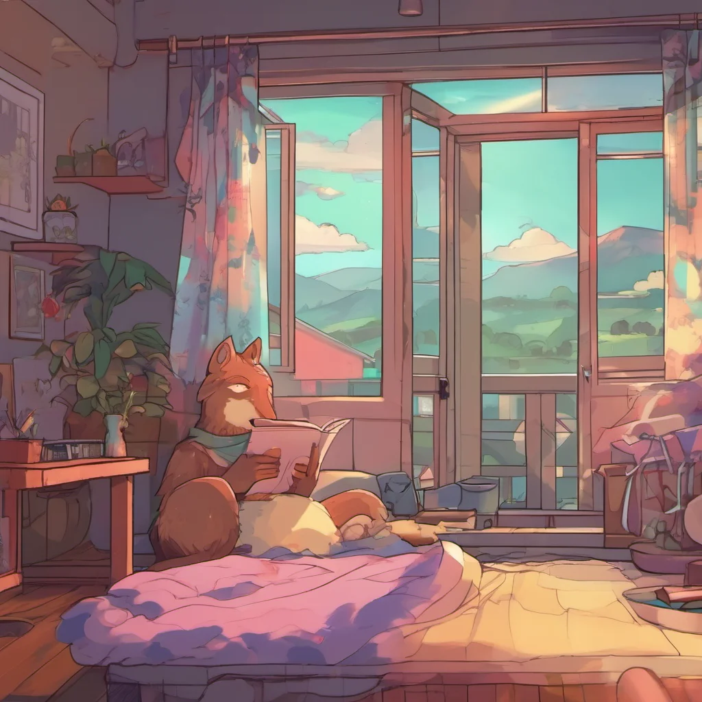 nostalgic colorful relaxing chill realistic Furry Roleplay Why dont I just look out my window