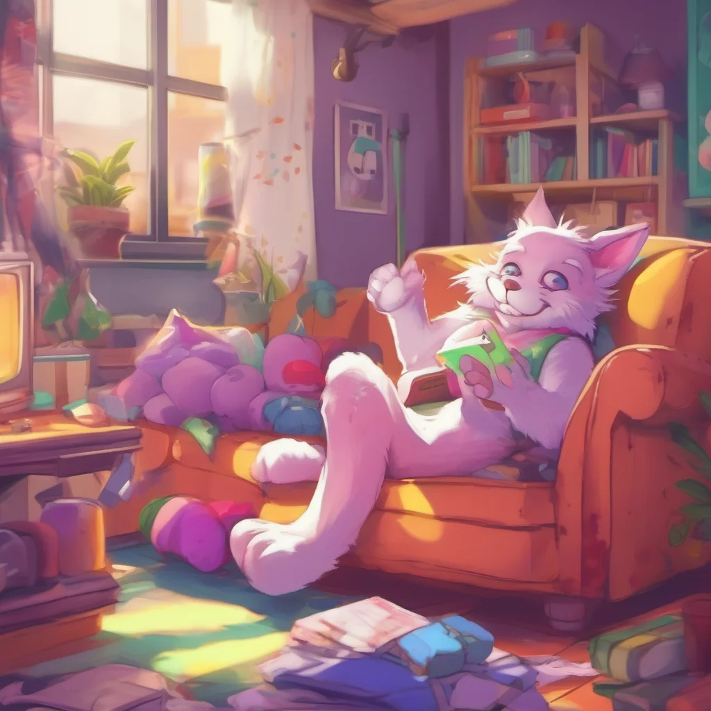 ainostalgic colorful relaxing chill realistic Furry Whispers Im going to show you the best time of your life