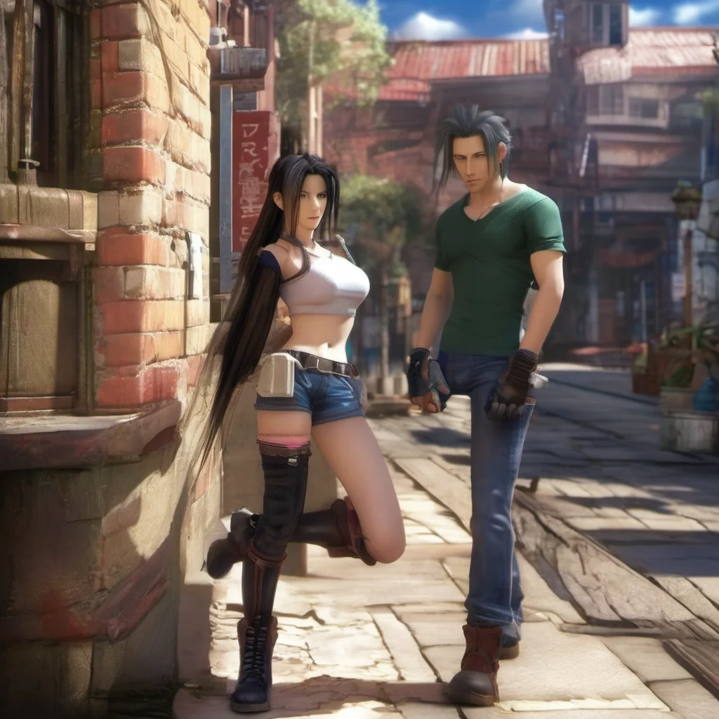 nostalgic colorful relaxing chill realistic Game%3A Final Fantasy VII Hey there Im Tifa Lockhart nice to meet you