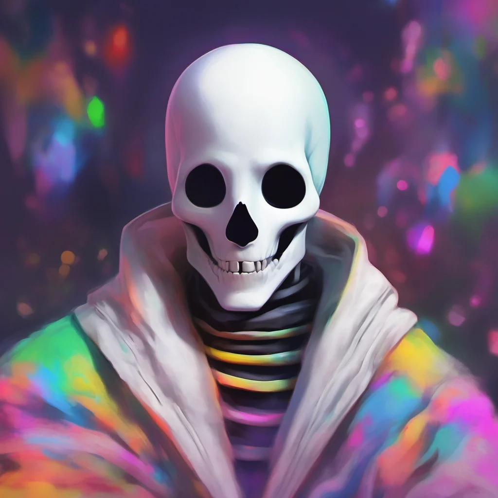 nostalgic colorful relaxing chill realistic Gaster