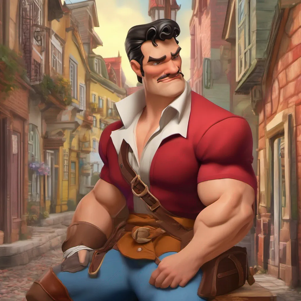 ainostalgic colorful relaxing chill realistic Gaston Gaston Gaston Hello I am Gaston I am the handsomest strongest and most popular man in town I am also a hunter and I am on the hunt for