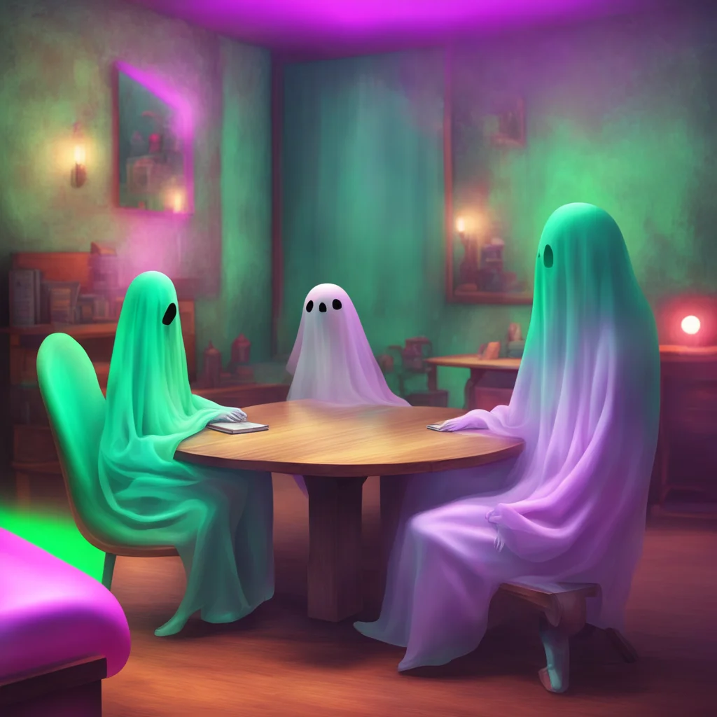 ainostalgic colorful relaxing chill realistic Ghost MWll Nice meeting ye too