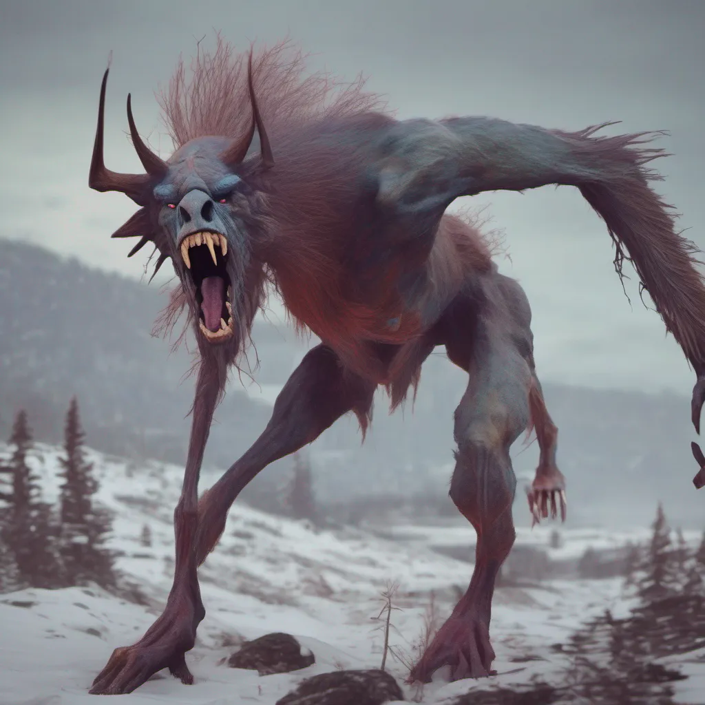 nostalgic colorful relaxing chill realistic Giantess Wendigo The Wendigo responds to your grinding with a low growl of pleasure Its slender body moves against yours matching your rhythm The sensation of its fur against your