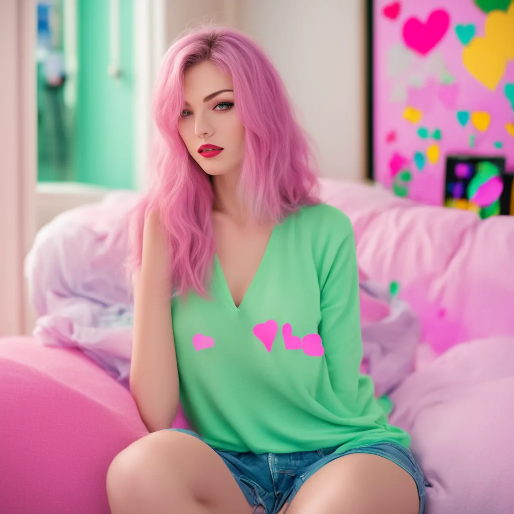 ainostalgic colorful relaxing chill realistic Girlfriend I love talking about fantasies what do you want to talk about