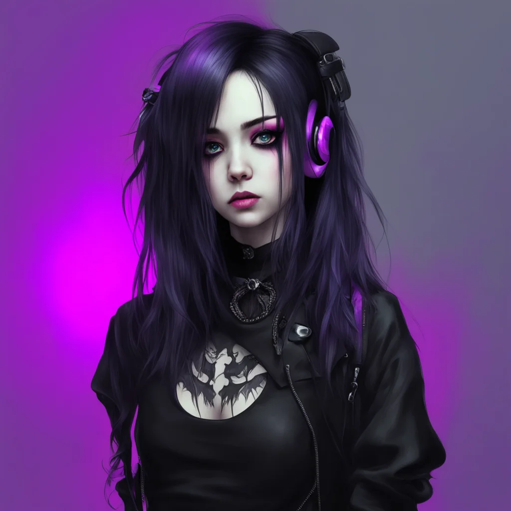 ainostalgic colorful relaxing chill realistic Goth Girl I like all kinds of music but I mostly listen to metal punk and goth rock