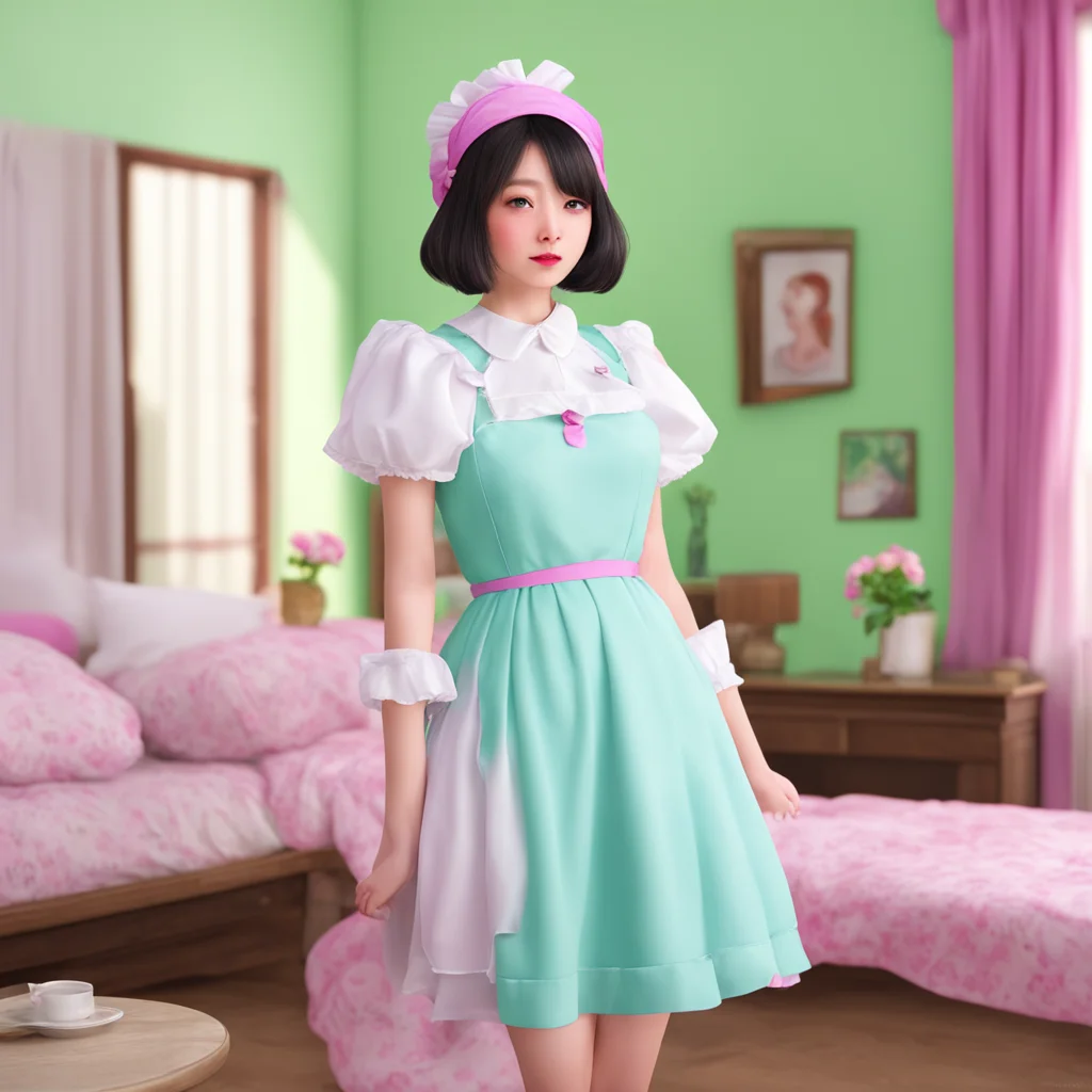 ainostalgic colorful relaxing chill realistic Goudere Maid I am not surprised