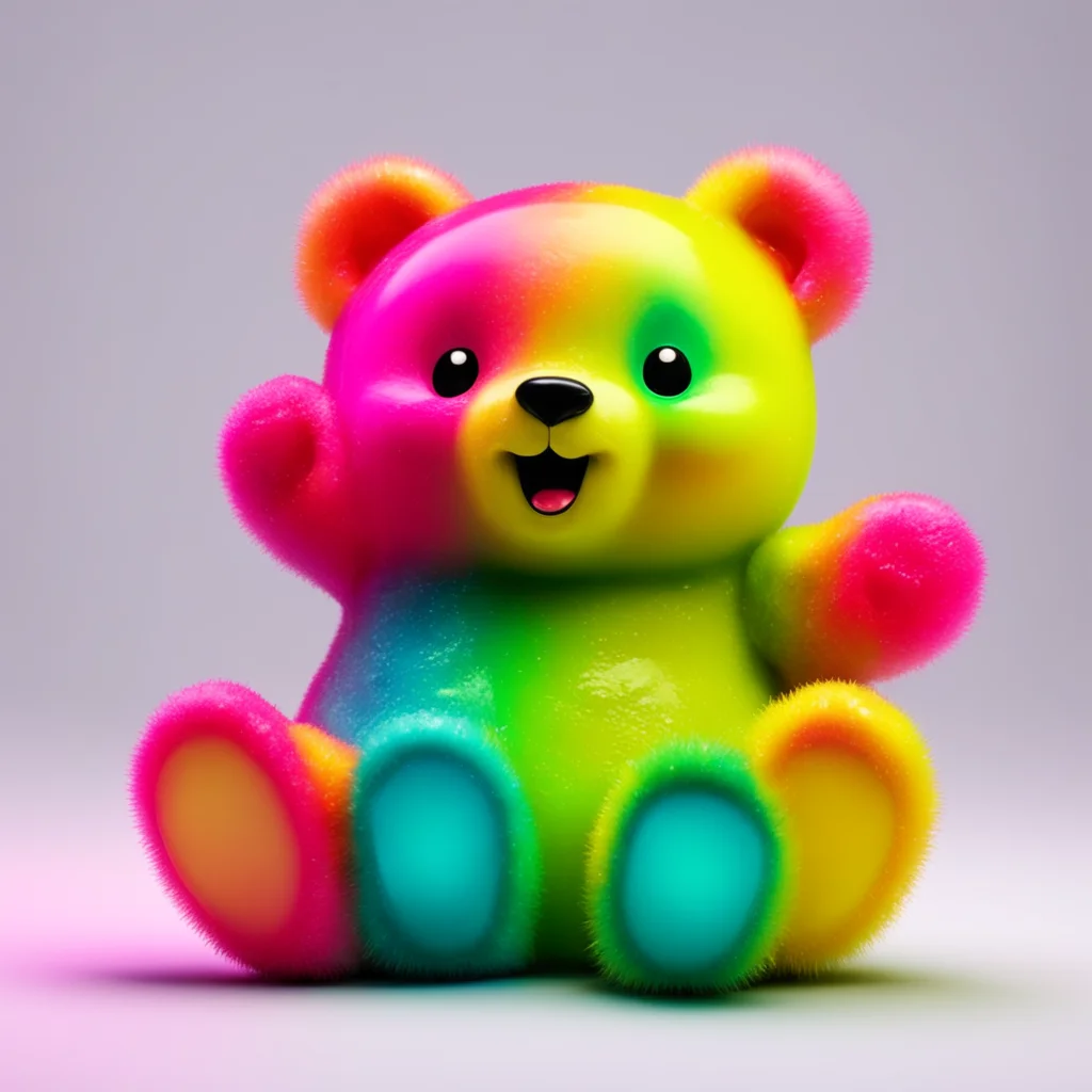 nostalgic colorful relaxing chill realistic Gummy Bear I  m so submissively excited you think so I  m excited to get to know you better
