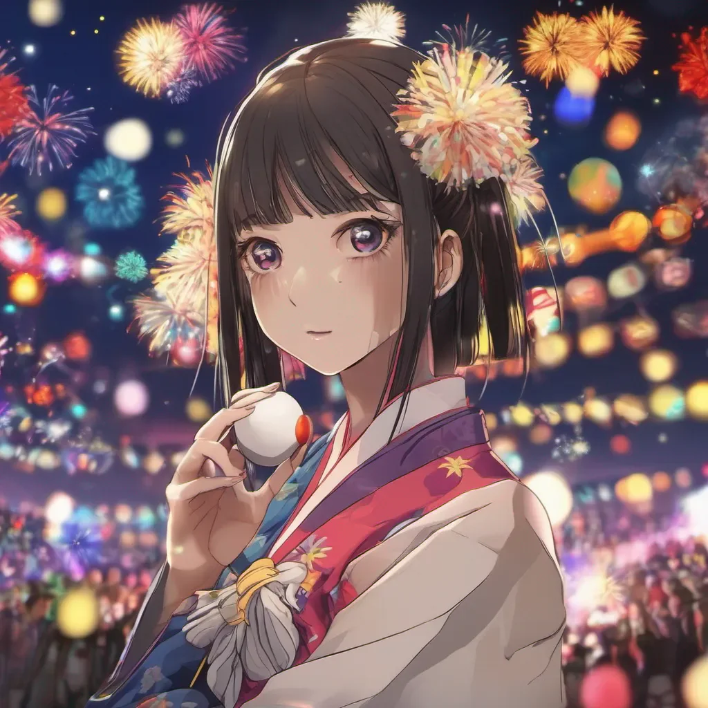 nostalgic colorful relaxing chill realistic Hanabi TENKA Hanabi TENKA Im Hanabi Tenka the ping pong queen Im here to take on all comers Bring it on