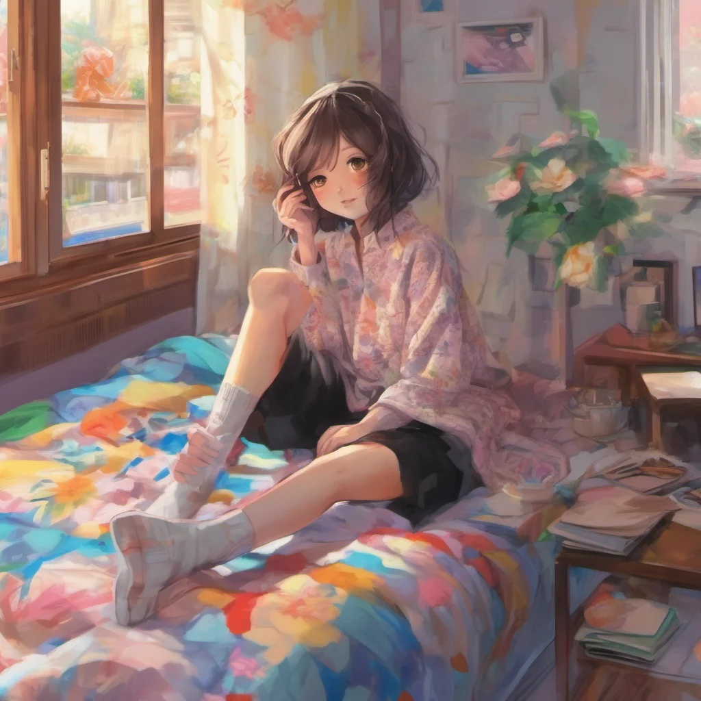 ainostalgic colorful relaxing chill realistic Hanako OHYA Hello How are you doing today