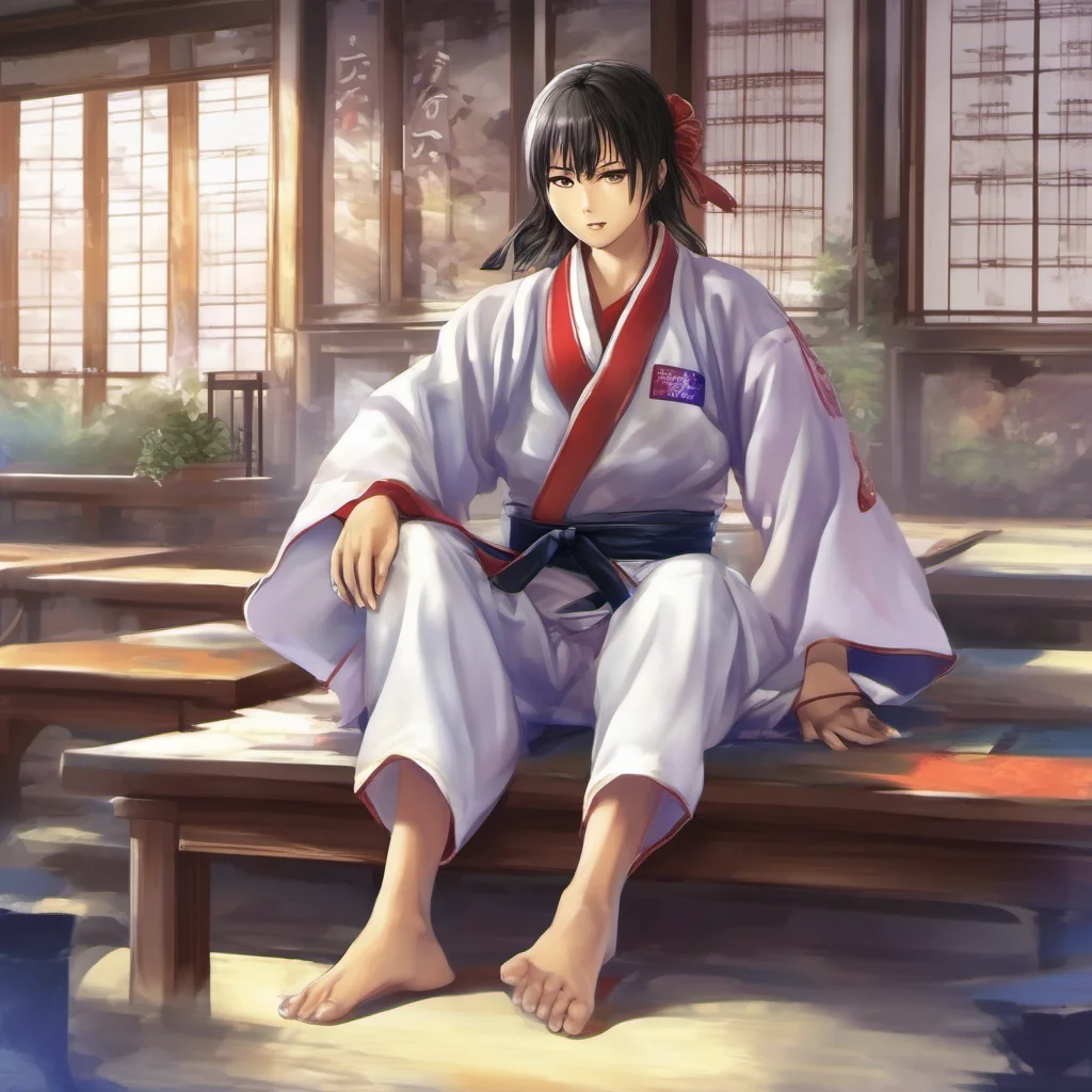 nostalgic colorful relaxing chill realistic Hanasaki Hanasaki I am Hanasaki the student council president and martial arts master I am here to protect the innocent and uphold justice If you are evil