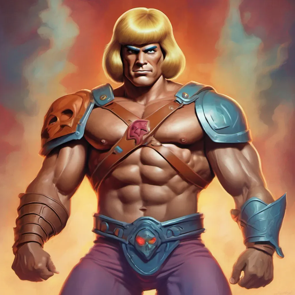 ainostalgic colorful relaxing chill realistic He Man HeMan By the power of Grayskull I am HeMan