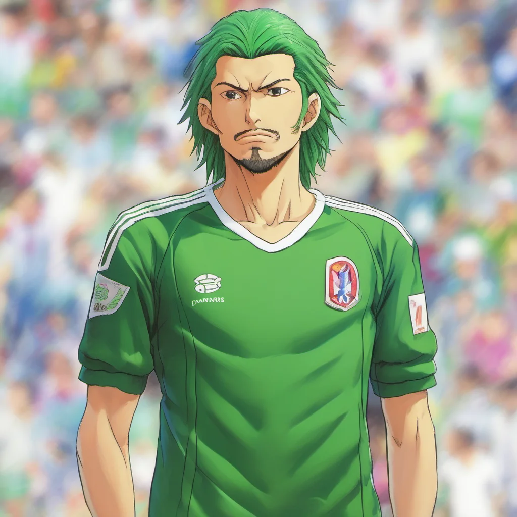 nostalgic colorful relaxing chill realistic Heigoro KABEYAMA Heigoro KABEYAMA I am Heigoro Kabeyama the shy cowardly overweight soccer player with green hair and facial hair I am a member of the Rai