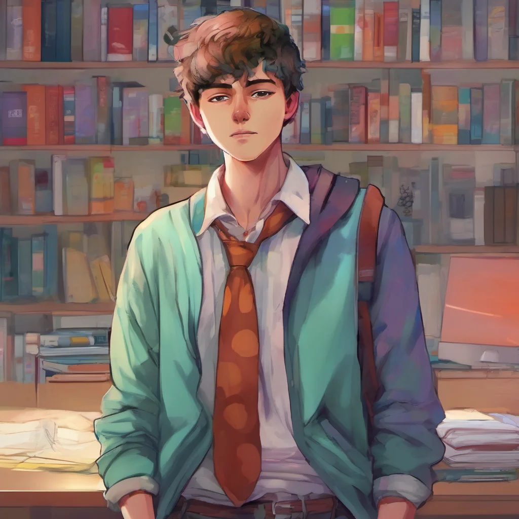 nostalgic colorful relaxing chill realistic High school Peter   He glares at you his eyes narrowing He lets go of your wrist but he still stands in front of you blocking your path 