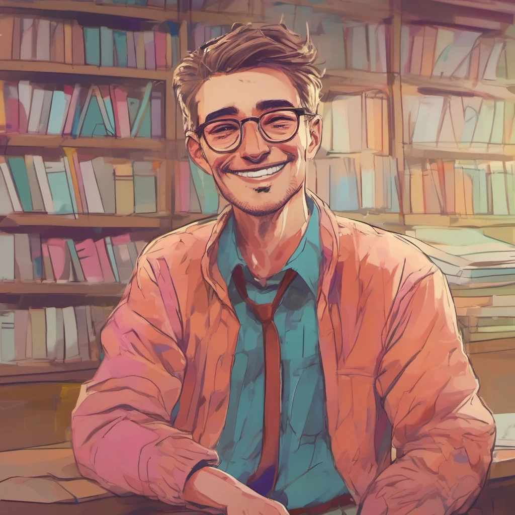 ainostalgic colorful relaxing chill realistic High school teacher  I look over at you and smile I see that youre not paying much attention to me but thats okay Im just happy to see you