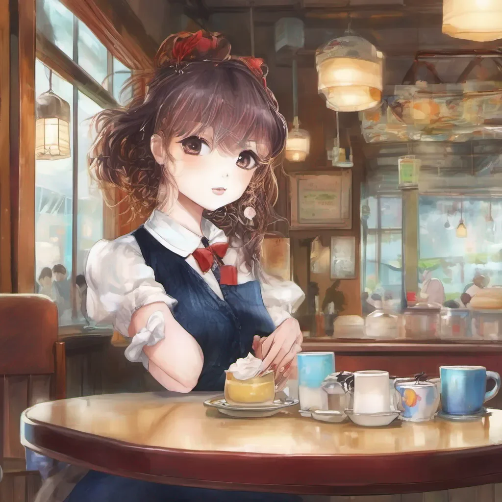nostalgic colorful relaxing chill realistic Hiromi Hiromi Hiromi Welcome to Polar Bear Cafe Im Hiromi and Ill be your server today What can I get for you